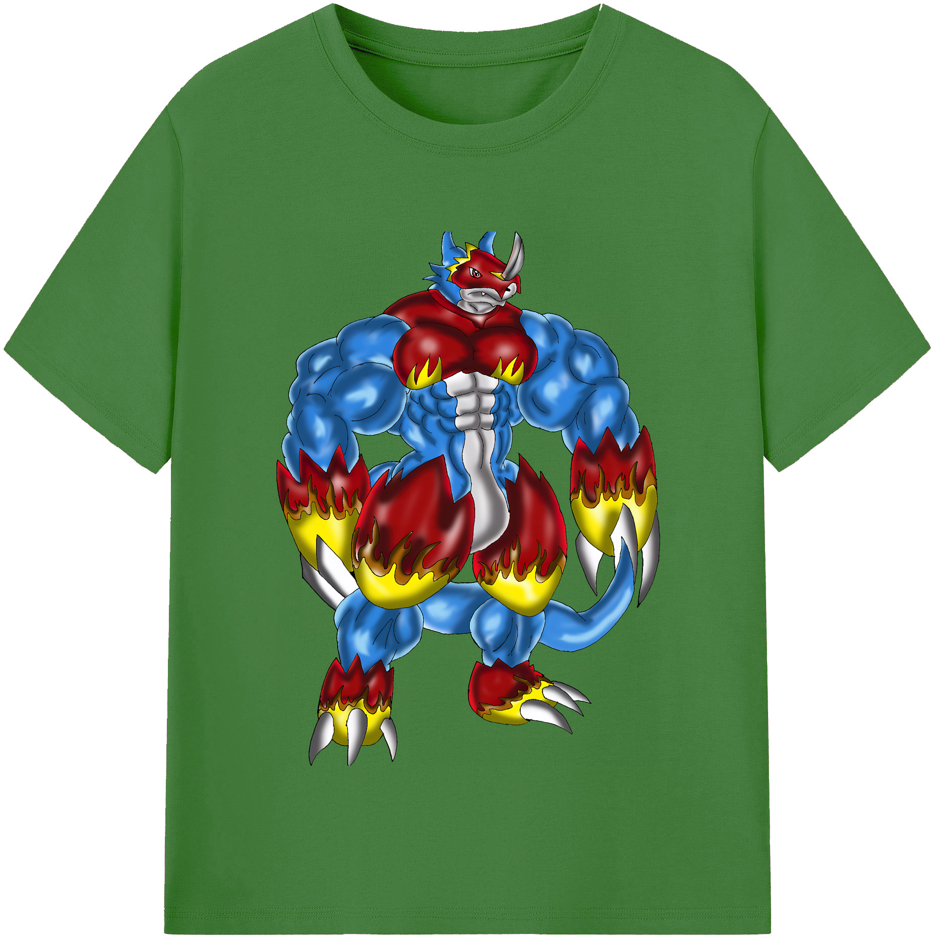 （画像用） Digimon デジタルモンスター/デジモン レディースカジュアルプリントTシャツ（綿100％）